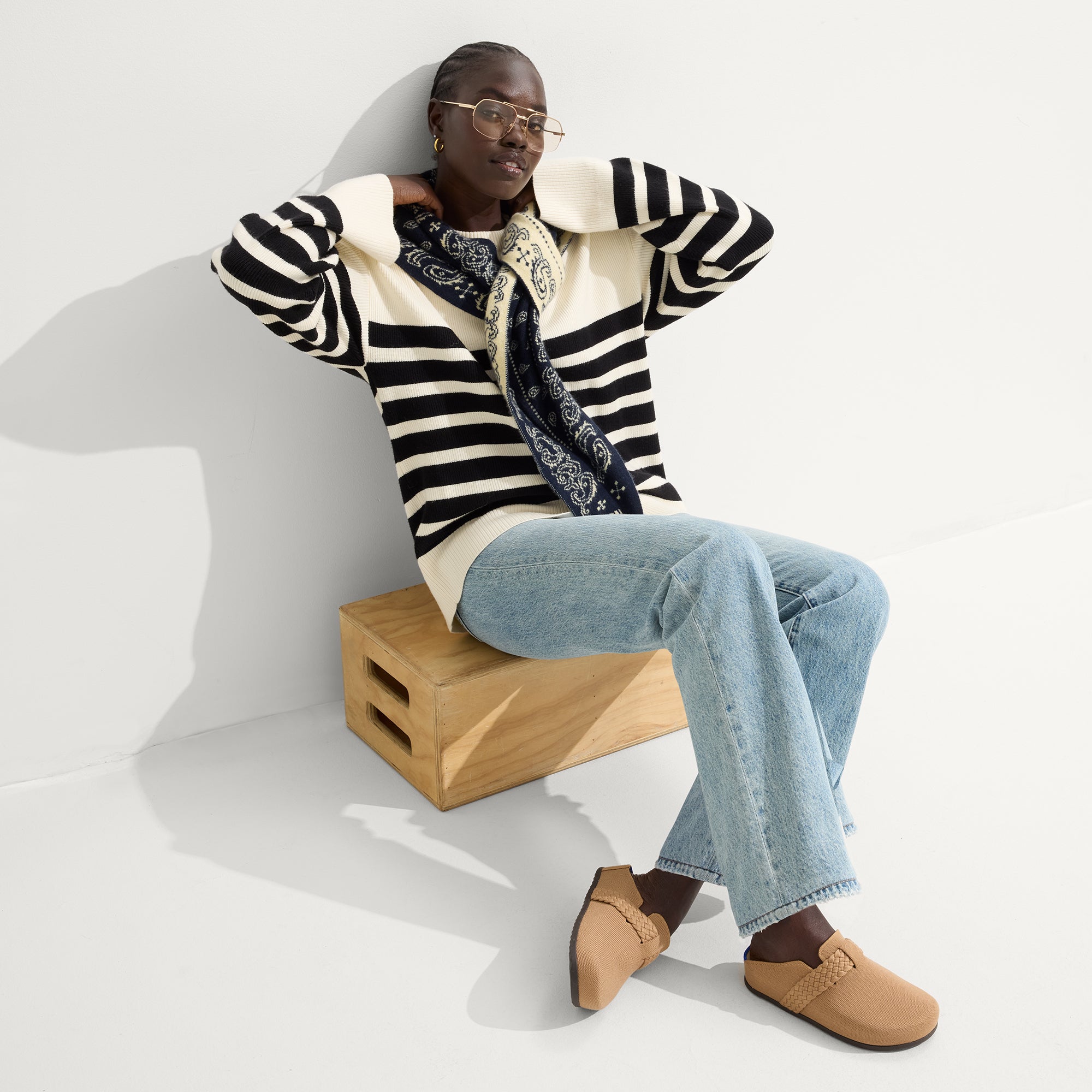 The Braid Clog - Butternut